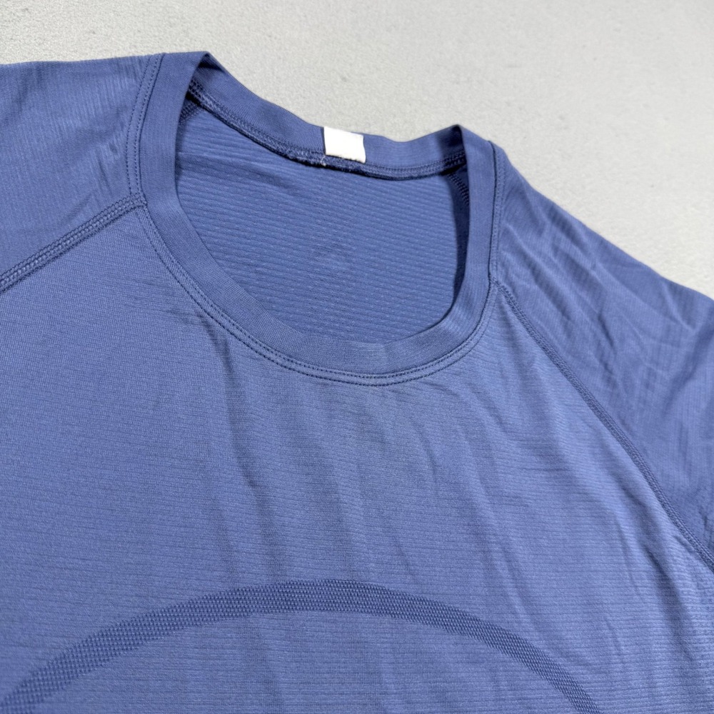 Lululemon Swiftly Tech Short Sleeve 2.0 Blue Running Training Shirt Size 10